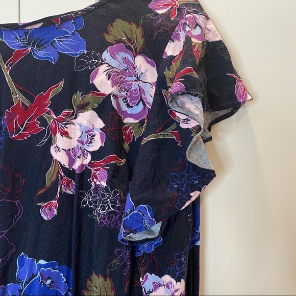 Joe Fresh Floral Faux Wrap Dress - Picture 10 of 10